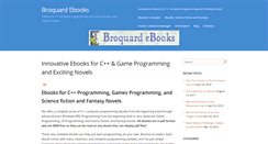Desktop Screenshot of broquard-ebooks.com